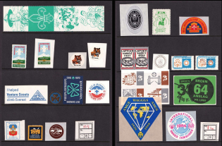 Scouts, Scouting, Scout Movement, Collection of Cinderellas, Non-Postal Stamps