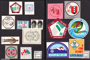 Scouts, Scouting, Scout Movement, Collection of Cinderellas, Non-Postal Stamps