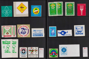 Scouts, Scouting, Scout Movement, Collection of Cinderellas, Non-Postal Stamps