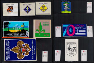Scouts, Scouting, Scout Movement, Collection of Cinderellas, Non-Postal Stamps