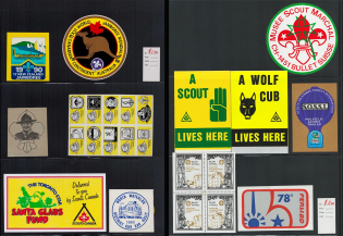 Scouts, Scouting, Scout Movement, Collection of Cinderellas, Non-Postal Stamps