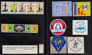 Scouts, Scouting, Scout Movement, Collection of Cinderellas, Non-Postal Stamps