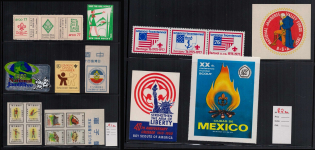 Scouts, Scouting, Scout Movement, Collection of Cinderellas, Non-Postal Stamps