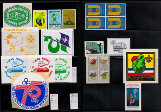 Scouts, Scouting, Scout Movement, Collection of Cinderellas, Non-Postal Stamps