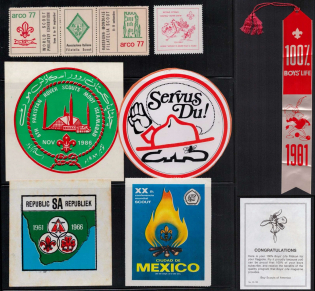 Scouts, Scouting, Scout Movement, Collection of Cinderellas, Non-Postal Stamps