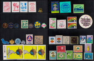 Scouts, Scouting, Scout Movement, Collection of Cinderellas, Non-Postal Stamps