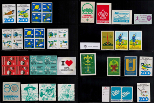 Scouts, Scouting, Scout Movement, Collection of Cinderellas, Non-Postal Stamps
