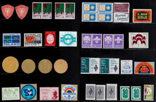 Scouts, Scouting, Scout Movement, Collection of Cinderellas, Non-Postal Stamps
