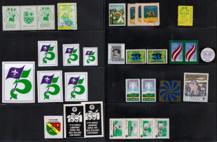 Scouts, Scouting, Scout Movement, Collection of Cinderellas, Non-Postal Stamps