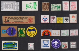 Scouts, Scouting, Scout Movement, Collection of Cinderellas, Non-Postal Stamps