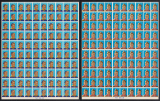 Scouts, Sheets, Scouting, Scout Movement, Collection of Cinderellas, Non-Postal Stamps