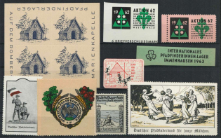 Germany, Scouts, Scouting, Scout Movement, Stock of Cinderellas, Non-Postal Stamps