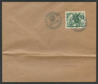 1942 Sweden, Scouts, Cover, Scouting, Scout Movement, Cinderellas, Non-Postal Stamps