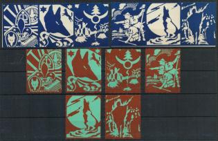 Scouts, Scouting, Scout Movement, Cinderellas, Non-Postal Stamps (MNH)