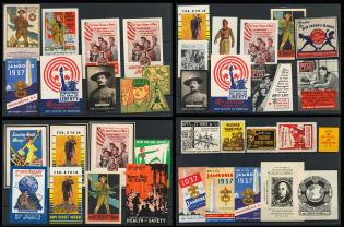 United States, Scouts, Scouting, Scout Movement, Collection of Cinderellas, Non-Postal Stamps