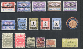 Germany, Old Rare Revenues, Stock of Stamps
