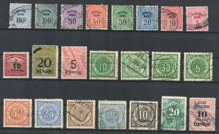 Germany, Old Rare Revenues, Stock of Stamps