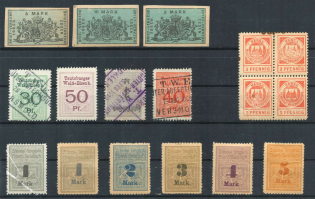 Germany, Old Rare Revenues, Stock of Stamps
