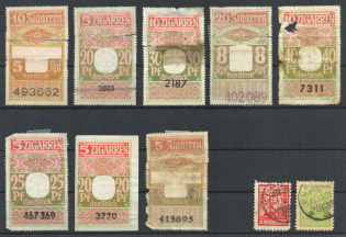 Germany, Old Rare Revenues, Stock of Stamps