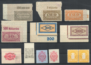 Germany, Old Rare Revenues, Stock of Stamps