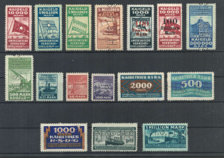 Germany, Old Rare Revenues, Stock of Stamps