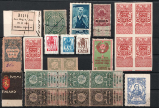 Non-Postal, Russia, Stock of Valuable Cinderella Stamps