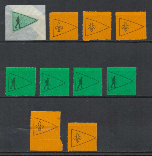 Germany, Scouts, Scouting, Scout Movement, Cinderellas, Non-Postal Stamps (Proofs)