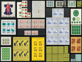 Scouts, Blocks, Scouting, Scout Movement, Collection of Cinderellas, Non-Postal Stamps