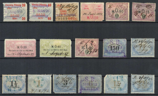 Germany, Old Rare Revenues, Stock of Stamps (Canceled)