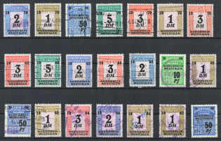 Germany, Old Rare Revenues, Stock of Stamps (Canceled)