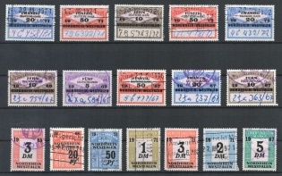 Germany, Old Rare Revenues, Stock of Stamps (Canceled)