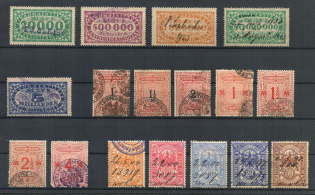 Germany, Old Rare Revenues, Stock of Stamps (Canceled)