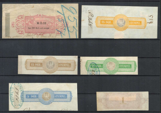 Germany, Old Rare Revenues, Stock of Stamps