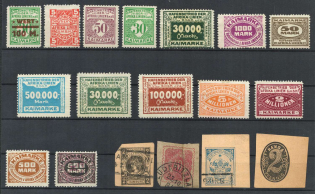 Germany, Old Rare Revenues, Stock of Stamps