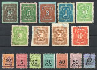 Germany, Old Rare Revenues, Stock of Stamps