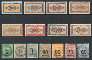 Germany, Old Rare Revenues, Stock of Stamps