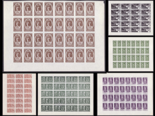 1969-70 Commemorative Issues, Ukraine, Underground Post, Full Sheets (MNH)