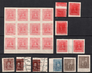 1920 Ukrainian Peoples Republic (Proofs, Print on Polish Map, Print Errors)