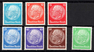 1932-36 Weimar Republic, Germany (Mi. 467, 469 - 473, 515 X, CV $220, MNH)