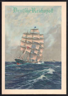 1938 'Deutsche Reichspost', Swastika, Third Reich Propaganda, Special Telegram, Nazi Germany