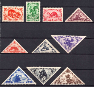 1935 Tannu Tuva, Russia (Mi. 66 - 75, Full Set, CV $100, MNH)