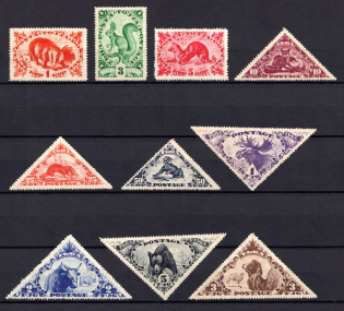 1935 Tannu Tuva, Russia (Mi. 66 - 75, Full Set, CV $40)