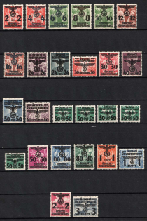 1940 General Government, Germany (Mi. 14 - 39, Full Set, CV $220, MNH)