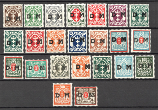1921-23 Germany Danzig Official Stamps Group