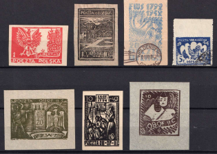 Poland, Poczta Obozova, DP Camp, Displaced Persons Camp, Stock