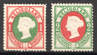 1875 Heligoland Germany (Red)