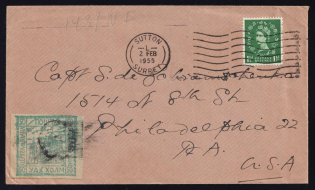 1955 55gr Chelm UDK, German Occupation of Ukraine, Germany, Philadelphia, United States - Sutton, Great Britain