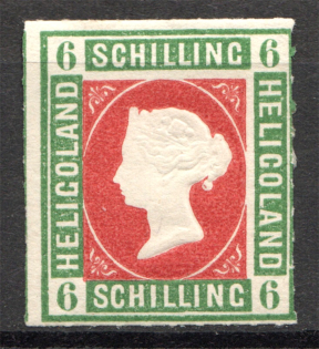 1867-73 Heligoland Germany 6 Sh (Red)