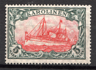 1915-19 Caroline Islands German Colony 5 Mark