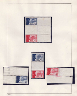 1942 French Legion, Germany (Se-tenants, Margins, Mi. 576 - 577, Full Set, CV $80, MNH)